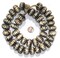 Batik Bone Beads - Full Strand of Fair Trade African Beads - The Bead Chest (Large, Chevron Design)